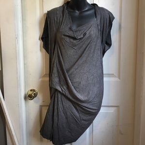 All saints mini dress tunic jersey 10uk